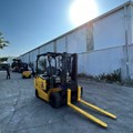 Xe nâng điện 2,5 tấn cũ mâm xoay FE25-1        0973766284