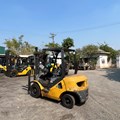 Xe nâng cũ 2.5 tấn máy xăng FG25T-17      0973766284
