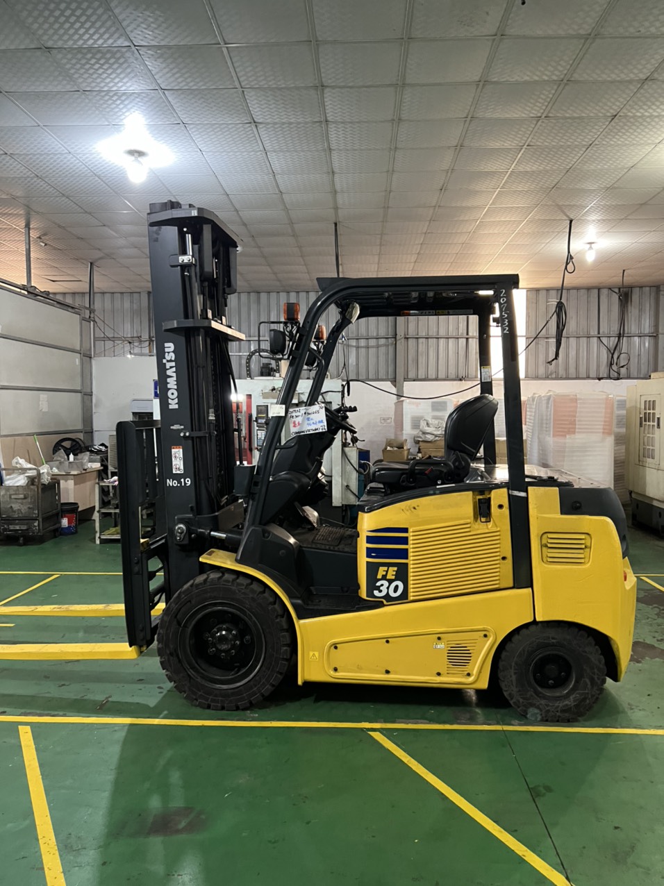 Xe nang điện ngồi lái KOMATSU cũ