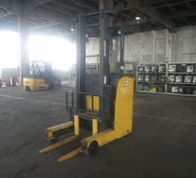 Xe nâng điện đứng lái cũ 1.3 tấn FB13RL-15 (0973766284)