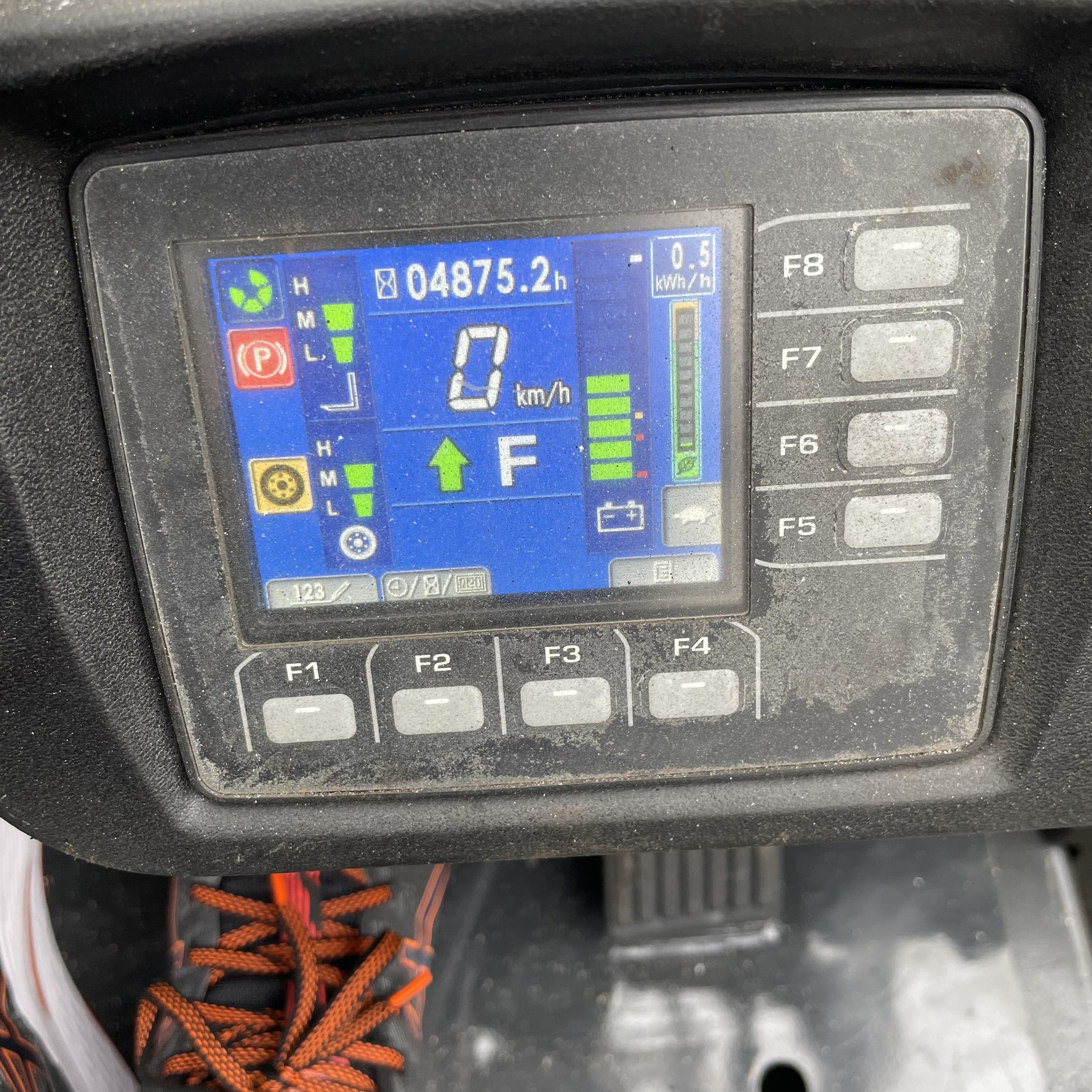 Thời gian sử dụng của xe nâng điện 2.5 tấn