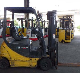 Xe nâng điện cũ 1 tấn FB10-12    (0973766284)