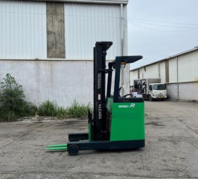Xe nâng điện đứng lái nâng cao 6m, 1.8 tấn 7FBR15  (0973766284)